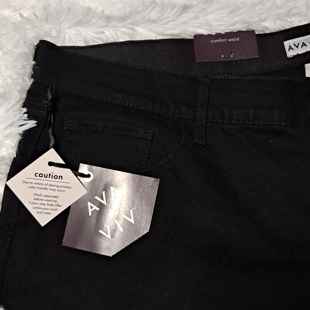 Like New! Ava and Viv Black Skinny Denim - Picture 4 of 7